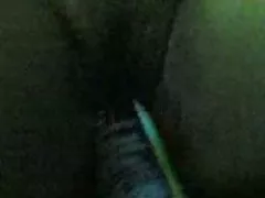 Sensual mulatto with milkings in the closet