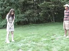 A chick which has a nice chest!