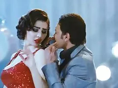 A crowd of men on german girl