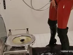 Sexual fondling of a member of the slender legs