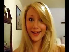 Spanking with a silicone blonde