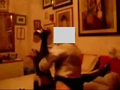 The blonde turned at different angles