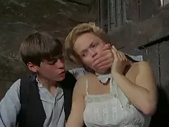 Girl pins themselves in the ass