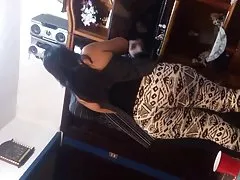 In bed with his wife