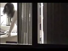 Hot babe fucks with a man