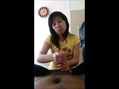 Tattooed blonde on the set.