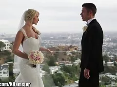 Busty babe and her vibrator