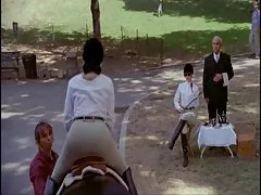 Russian girl lifted peep up