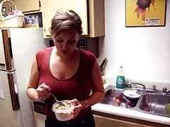 The boy pulled up the skirt of a young teacher and fuck her