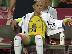 Gardener with excited dick