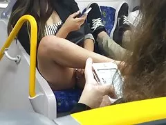 She lay comfortably for a blowjob!