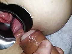 Two bisexual guys and one slut