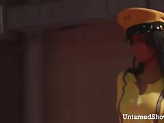 Cute baby girls have a group masturbating