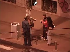 In the night club the party naked whores