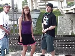 Banging blonde with vienoj