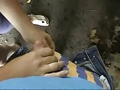 Sasha blonde is given to the guy