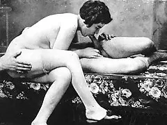 Sultry brunette fucked two