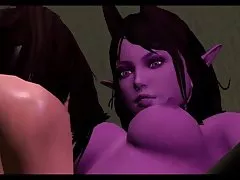 Porn couples in the presence of a younger sister