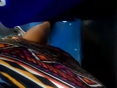 The wine ried plays with her pussy