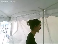 Russian slut in two bow