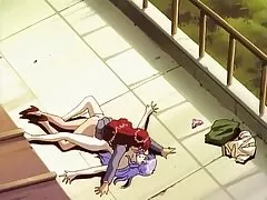 Old woman doing young lesbians