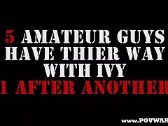 Mira sunset in glasses and ready for sex